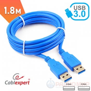 Кабель USB 3.0 AM-AM Cablexpert CCP-USB3-AMAM-6